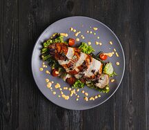 Куриная грудка, глазированная соусом терияки