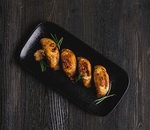 Грибы на гриле 