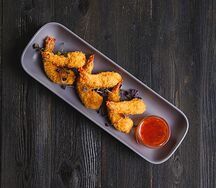 Креветки тигровые темпура 