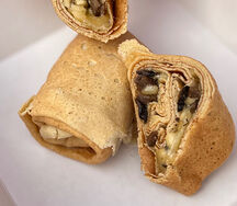 Блины с грибами (низкокалорийные)