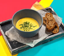 Крем-суп из кукурузы и сельдерея