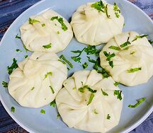 Хинкали с грибами