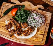 Шашлык из куриного бедра