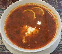 Солянка сборная со сметаной