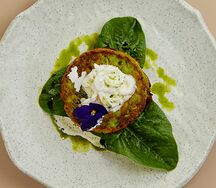 Оладьи из цукини со страчателлой