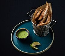 Барабулька жареная 