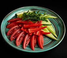 Овощная тарелка