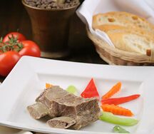 Бульи с кореньями и овощами