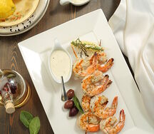 Креветки тигровые гриль