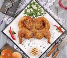 Цыпленок табака с соусом