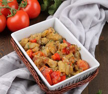 Овощи запеченные на углях