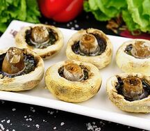 Шампиньоны на углях