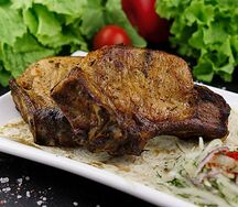 Шашлык из свинины на кости