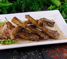 Шашлык из бараньей корейки