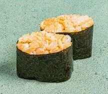 Гункан креветка спайси