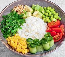 Поке с овощами