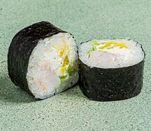 Ролл с тигровой креветкой