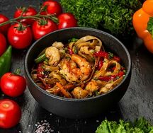 Удон с креветкой