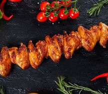 Куриные крылья на мангале