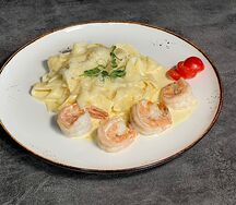 Паста с креветкой