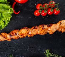 Куриное бедро на мангале