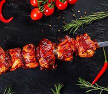 Куриная грудка в беконе