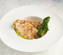 Ризотто с куриной грудкой и цукини