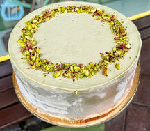 Торт-мороженое Фисташка-Малина