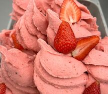 Клубника без сахара (сорбет)