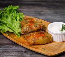 Голубцы со сметаной