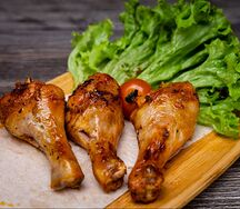 Шашлык из куриной голени