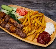 Порция №5 Шашлык из баранины с курдюком