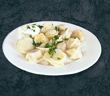 Пельмени с бараниной и говядиной