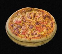 Пицца Маргарита на тонком тесте