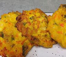 Котлеты куриные с овощами