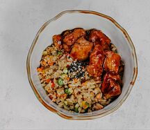 Тяхан с курицей