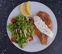 Стейк лосося