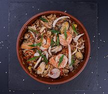 Тяхан с морепродуктами