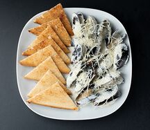 Мидии в сливочном соусе