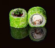 Угорь с омлетом