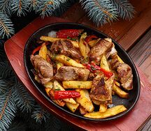 Сковородка с бараниной