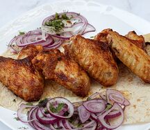 Шашлык из куриных крыльев