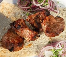 Шашлык из вырезки говядины