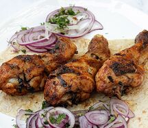 Шашлык из куринной голени