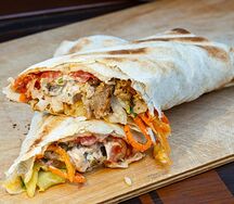 Шаурма из свинины большая