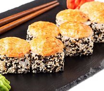 Запеченный с курицей