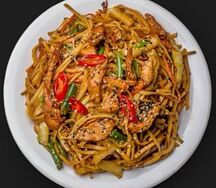 Вок с курицей