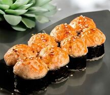 Динамит с лососем