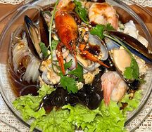 Морепродукты в китайском соусе