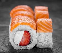 Филадельфия мини с клубникой